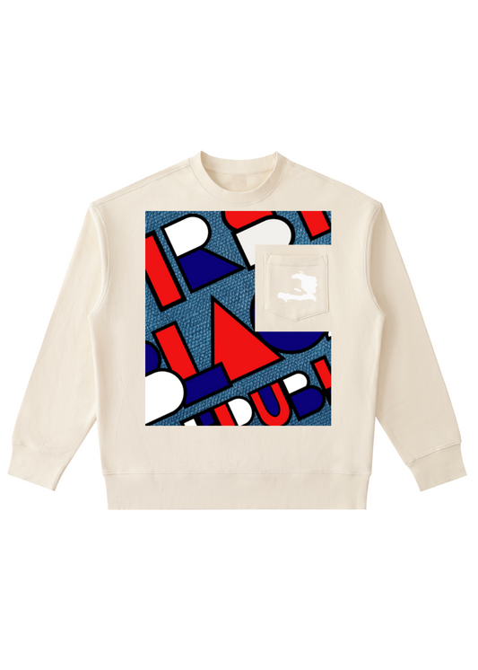 Heavyweight Patch Pocket Crewneck Sweatshirt