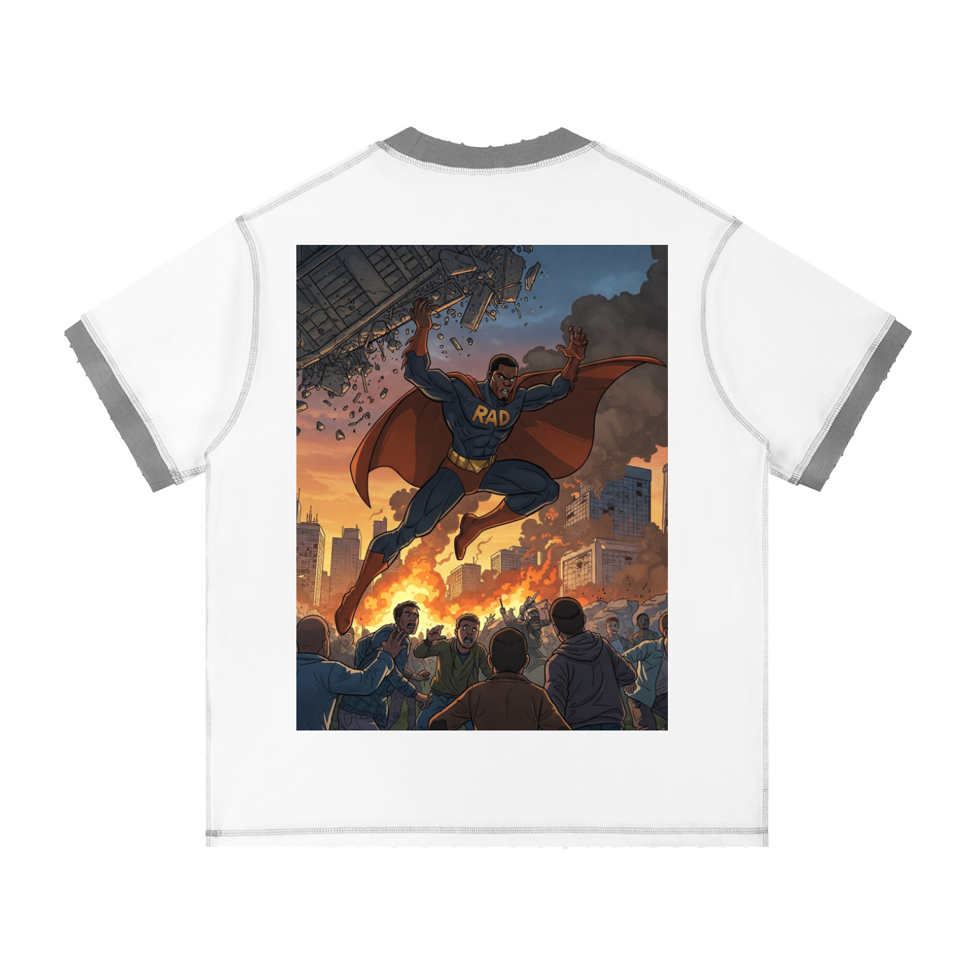 Contrast-Stitched Cotton T-Shirt