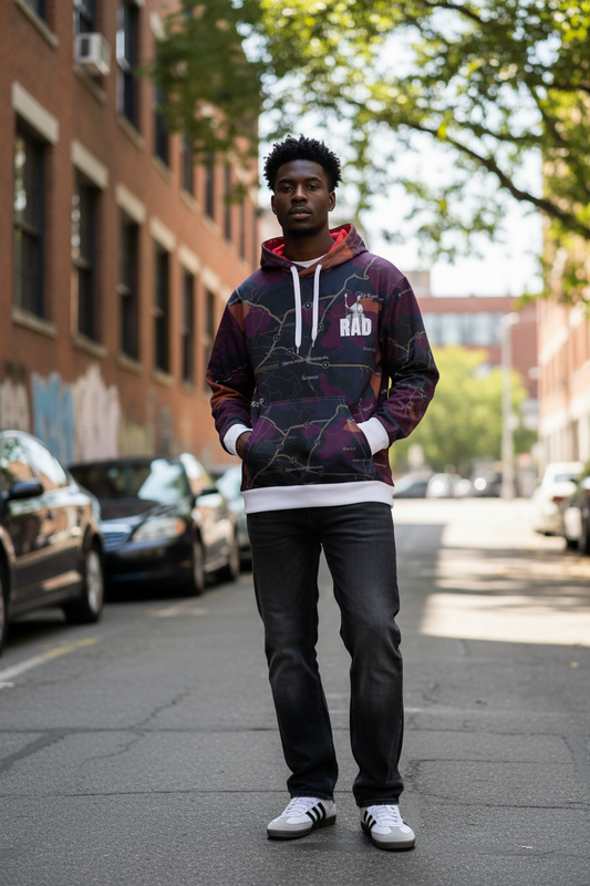 Urban street model shot