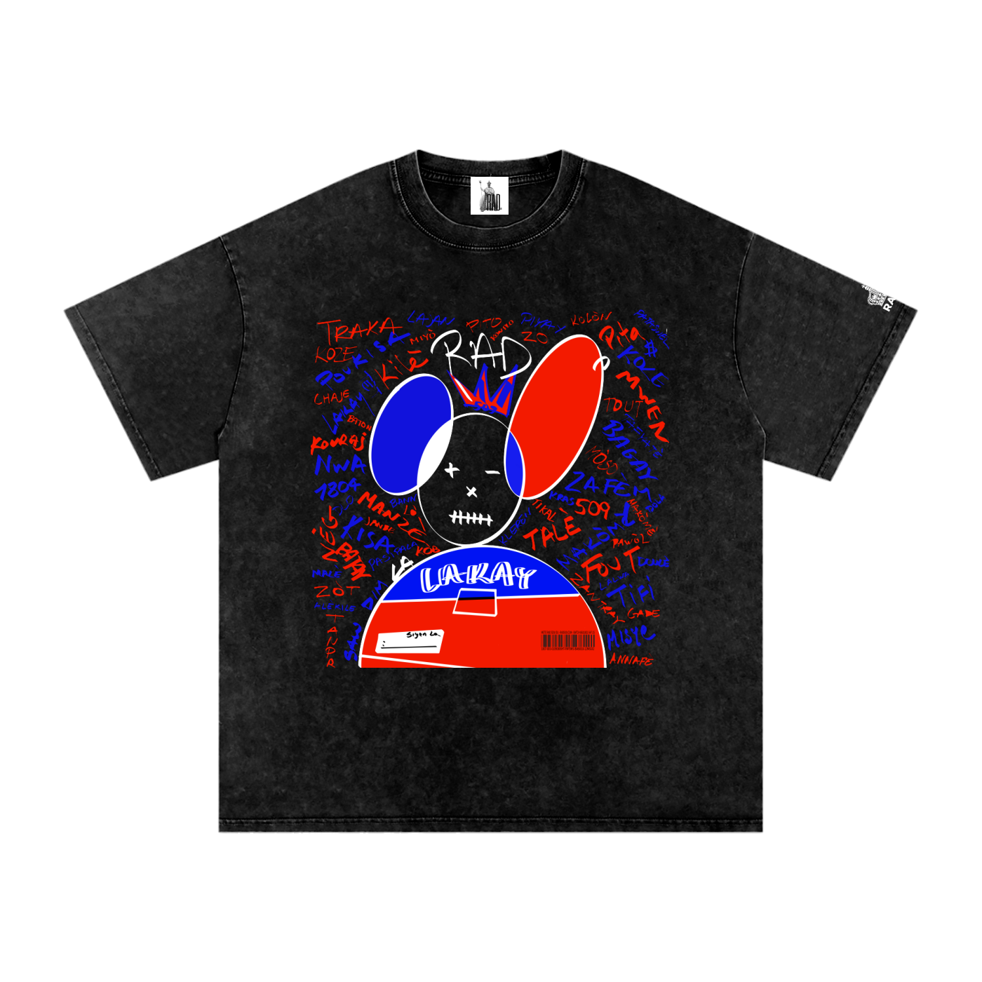 Mute Oversized Washed  T-Shirt