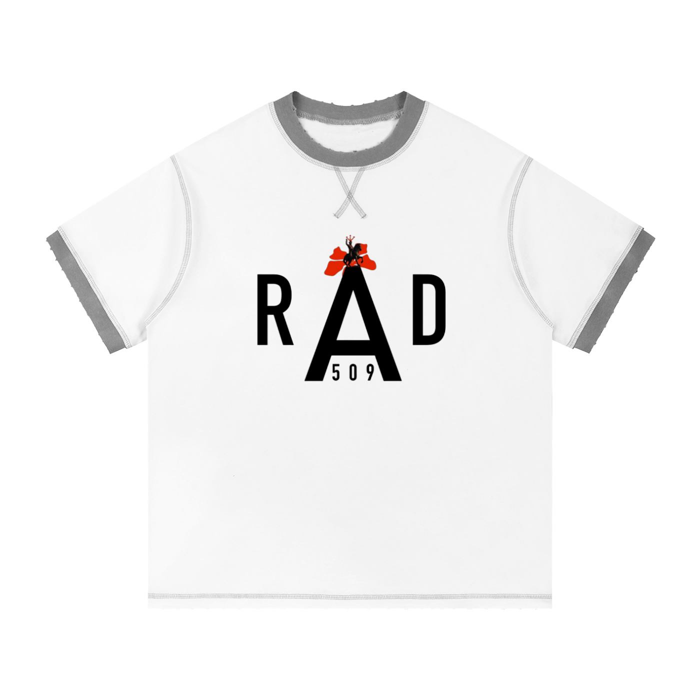 Contrast-Stitched Cotton T-Shirt