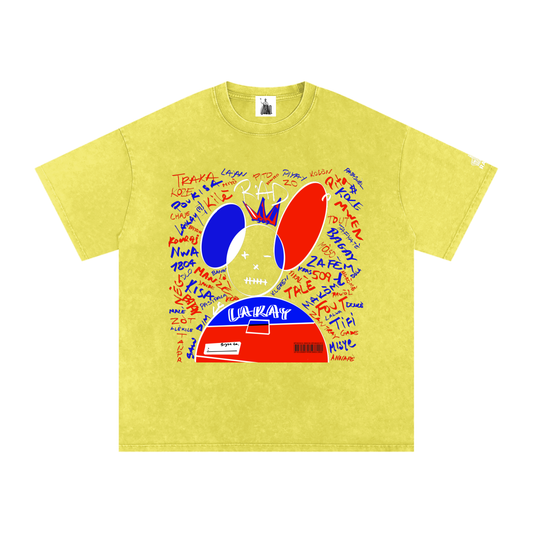 Mute Oversized Washed  T-Shirt