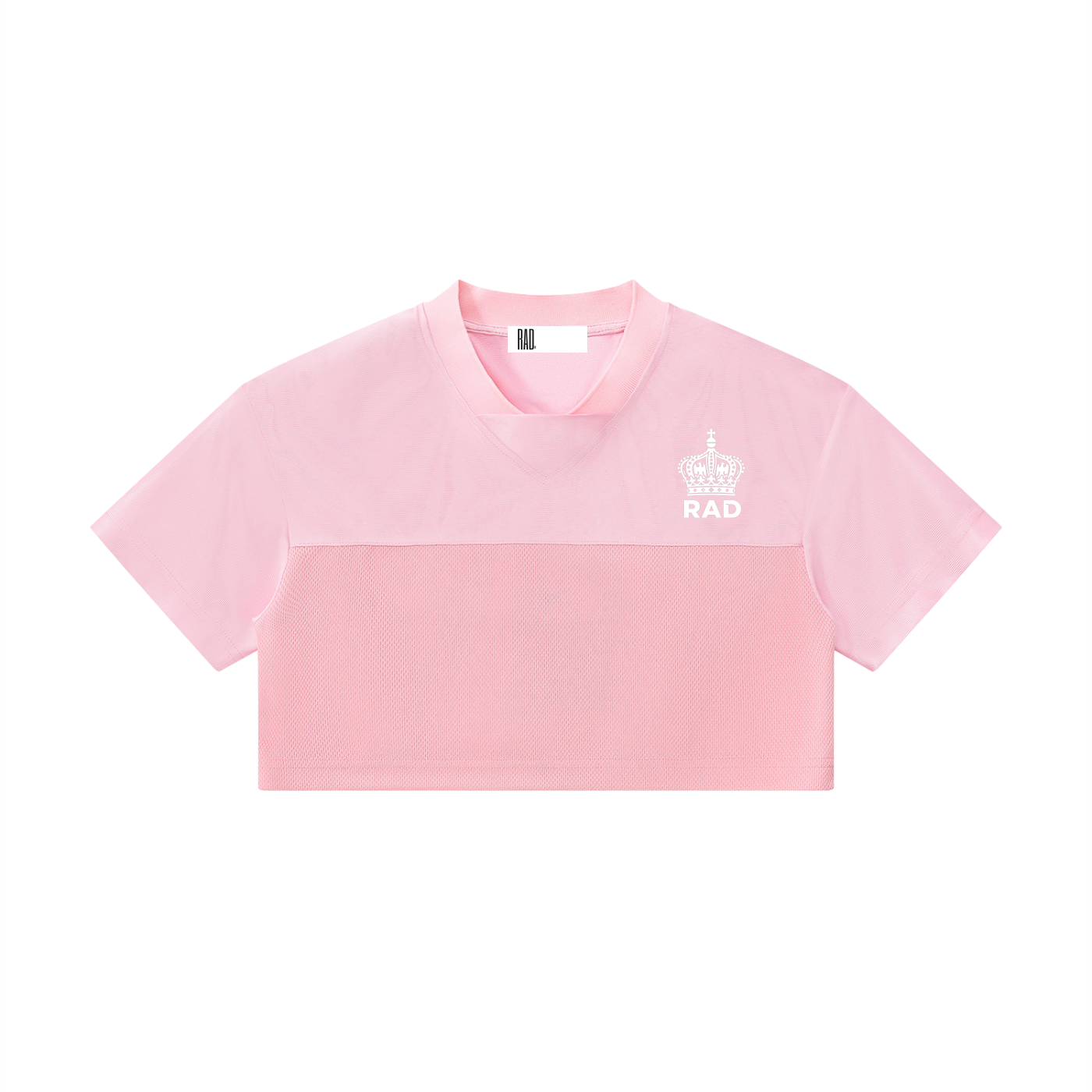 Qween Cropped V-Neck Jersey