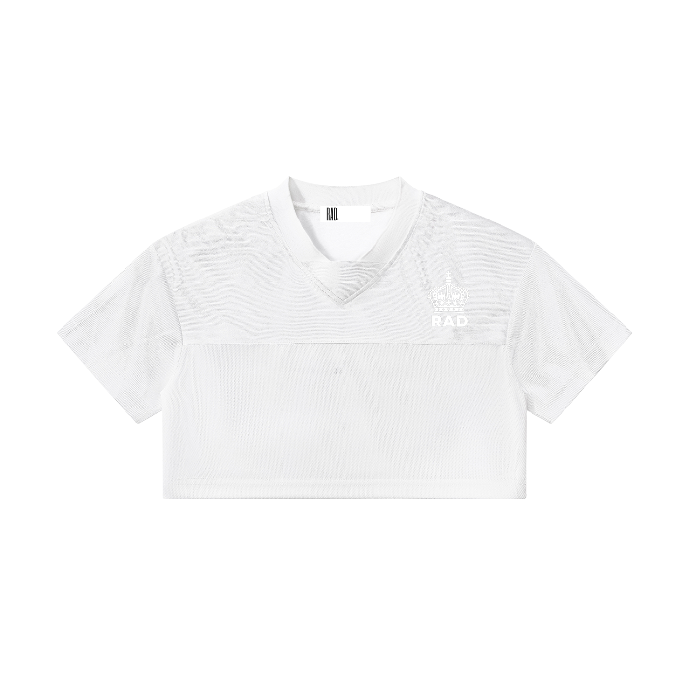 Qween Cropped V-Neck Jersey