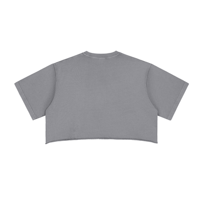 Zoe Raw Edge Crop Top
