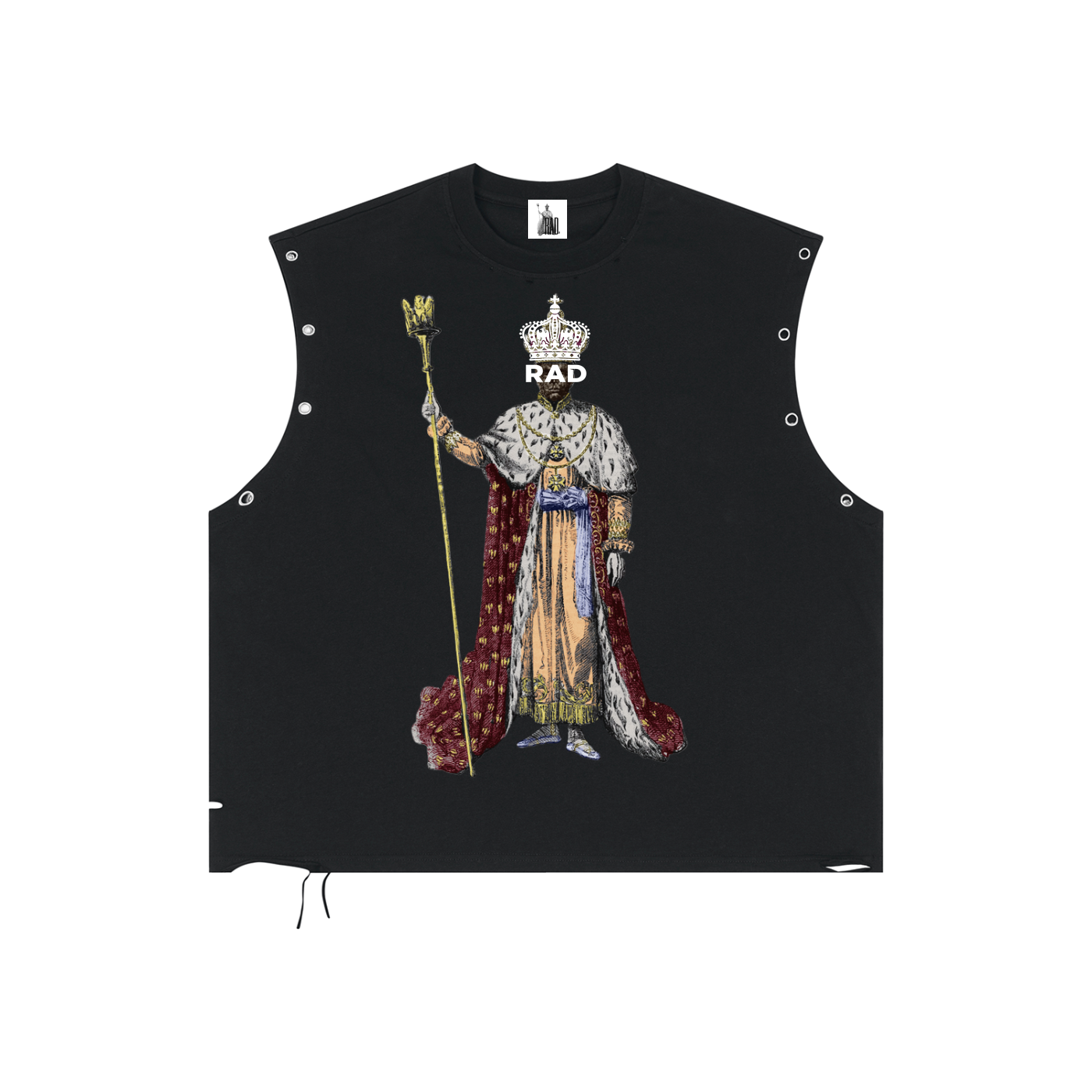 The Emperor Black Tank Top