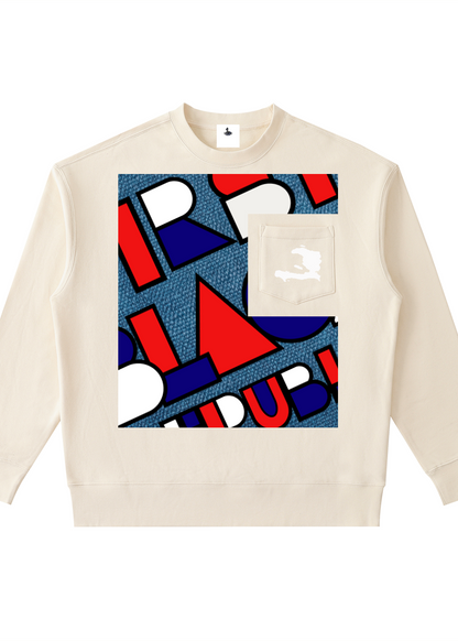 Heavyweight Patch Pocket Crewneck Sweatshirt