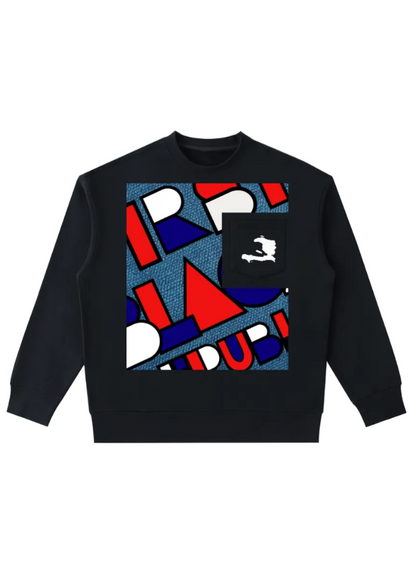 Heavyweight Patch Pocket Crewneck Sweatshirt