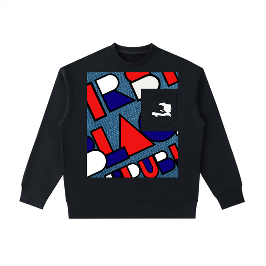 Heavyweight Patch Pocket Crewneck Sweatshirt