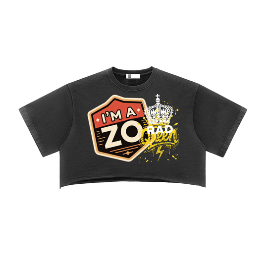 Zoe Raw Edge Crop Top