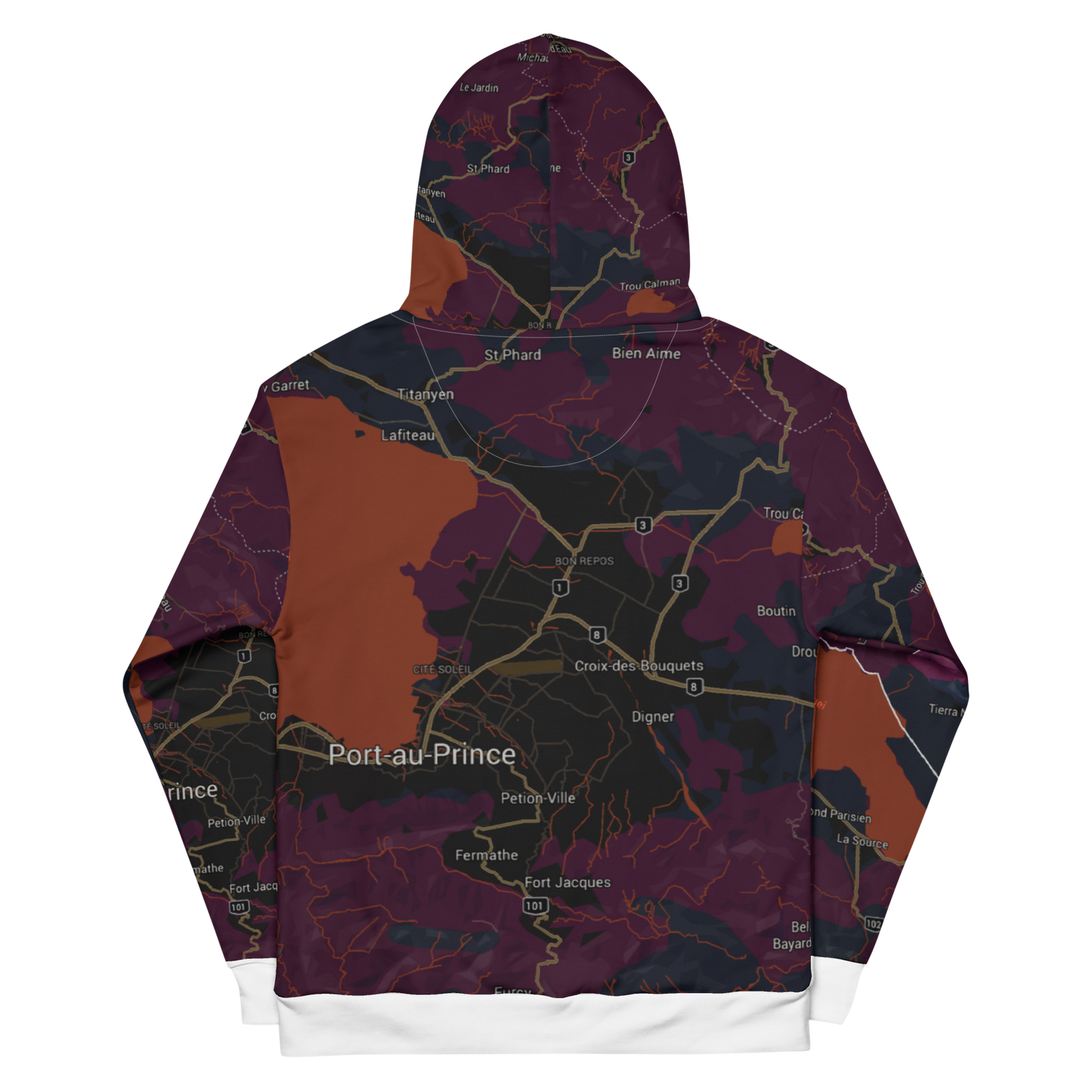 Port-au-prince dark hoodie