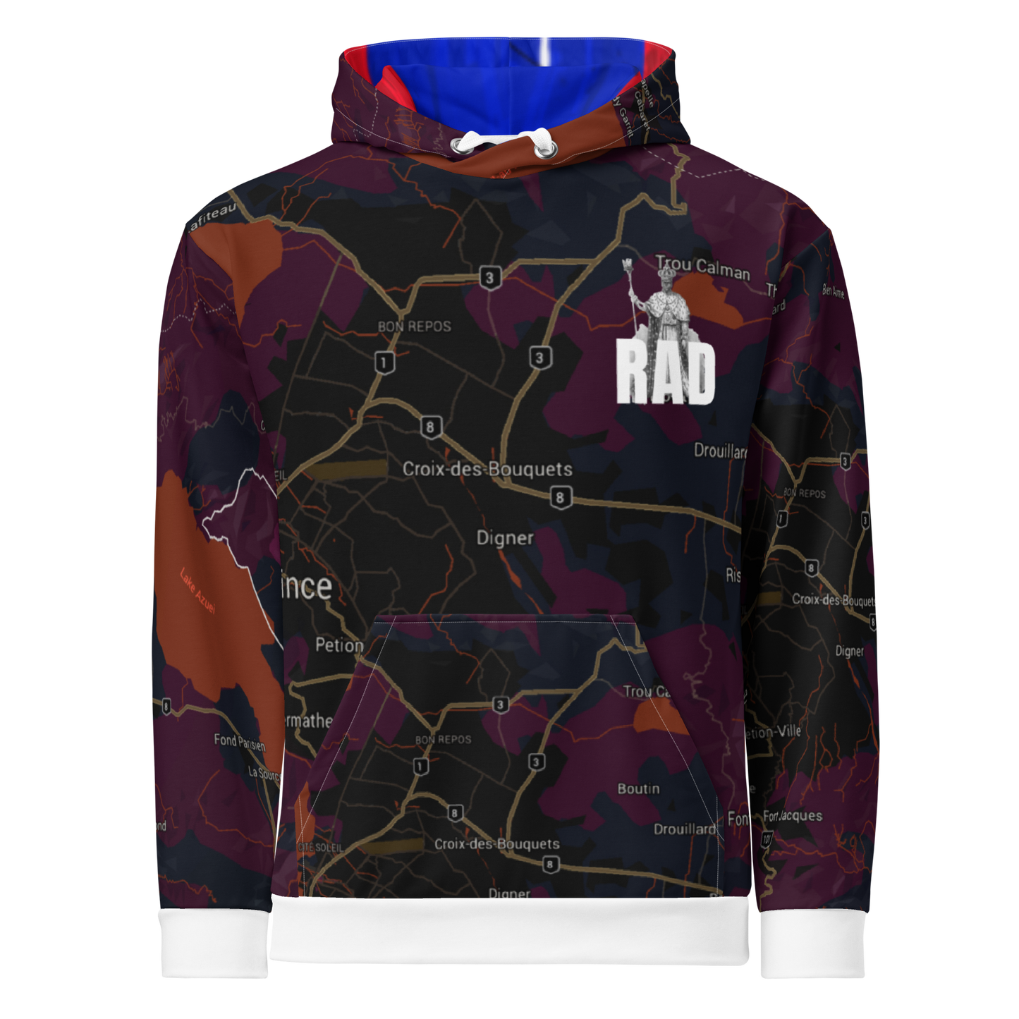 Port-au-prince dark hoodie