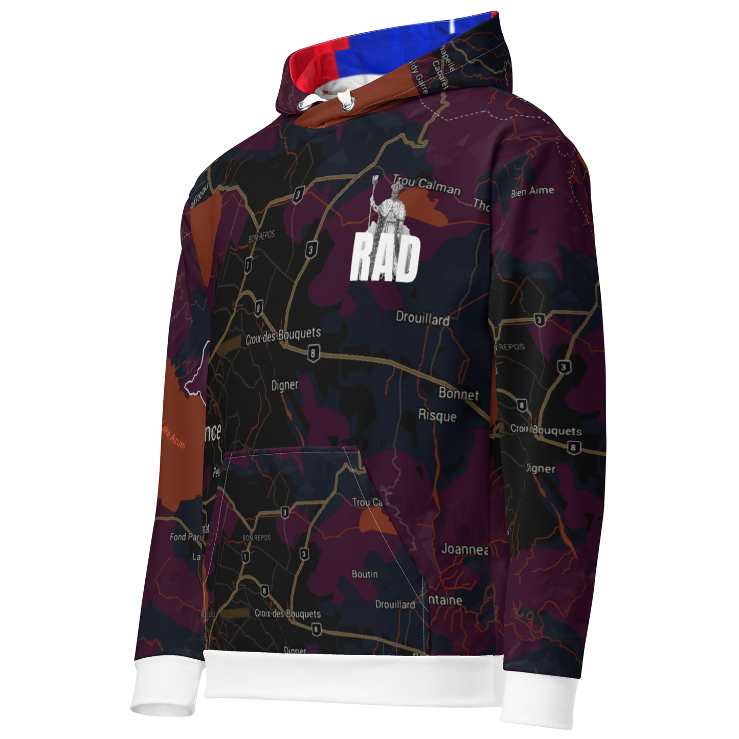 Port-au-prince dark hoodie