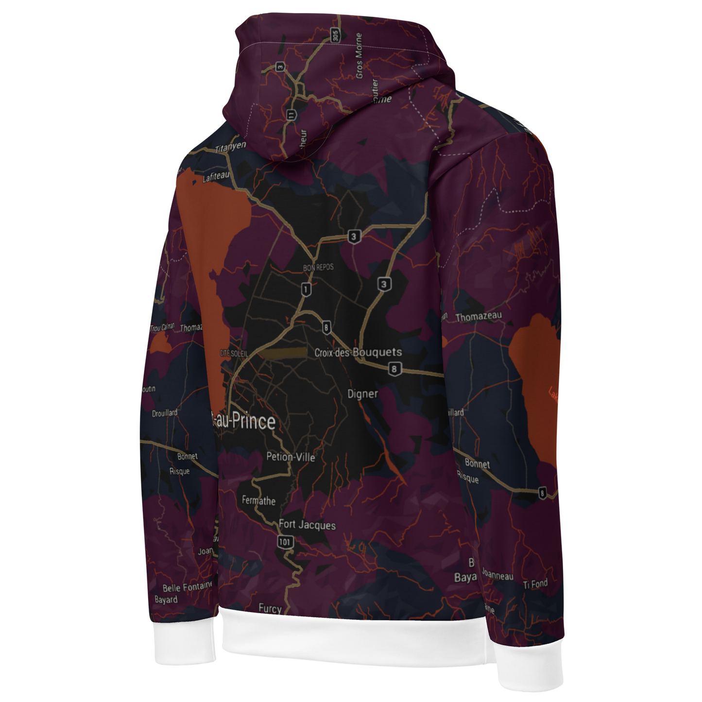 Port-au-prince dark hoodie