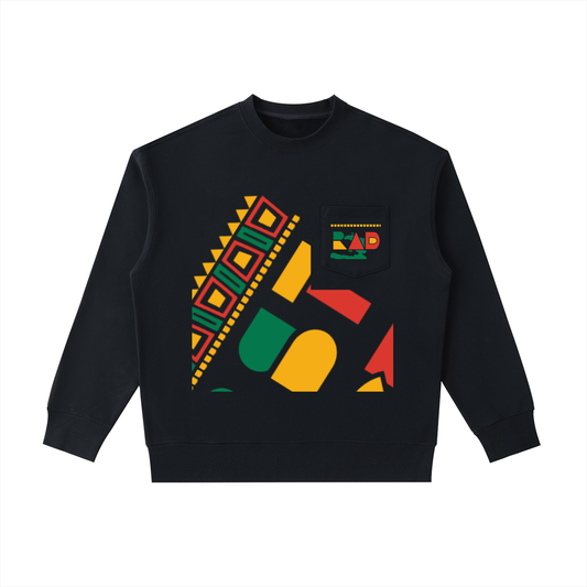 Heavyweight Patch Pocket Crewneck Sweatshirt