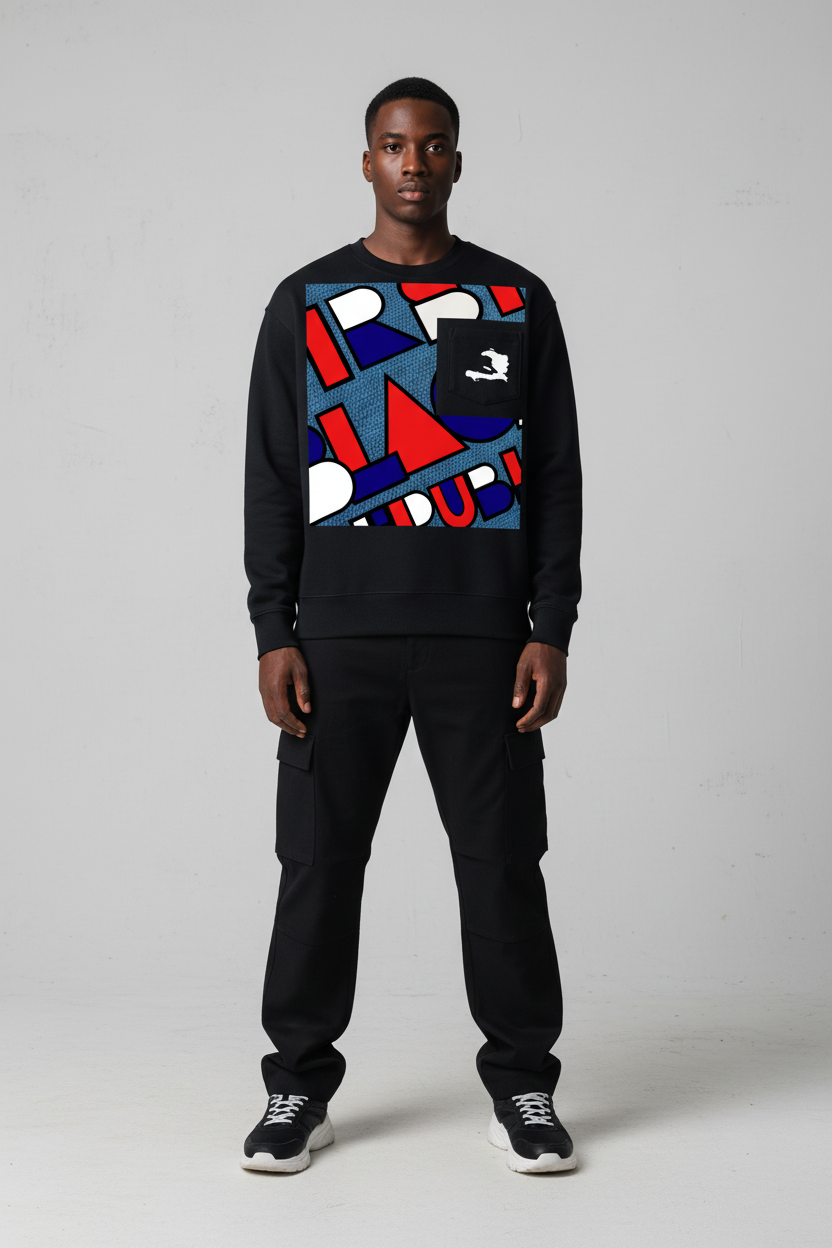 Black Crewneck Mockup 3