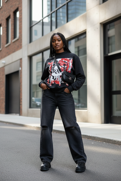 Black Female Model Urban Shot