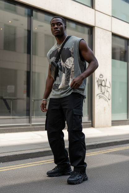 Black Male Model Urban Shot