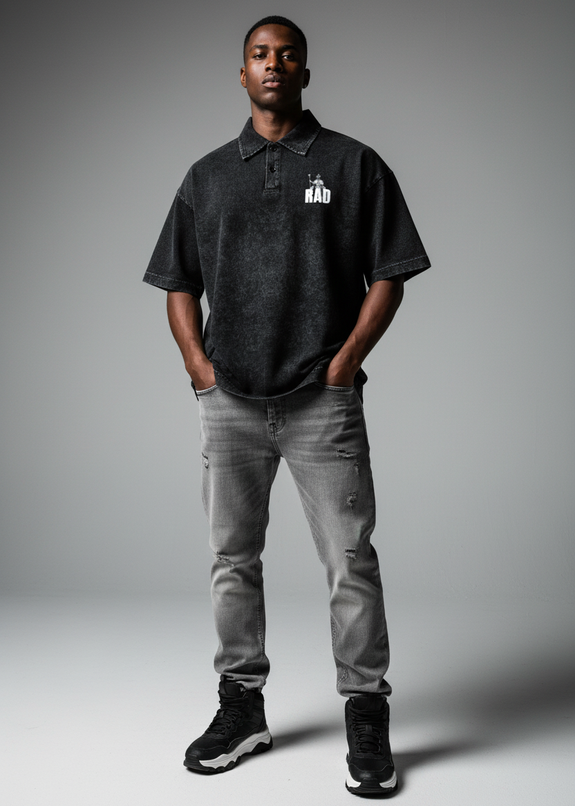 Black Polo Mockup 5