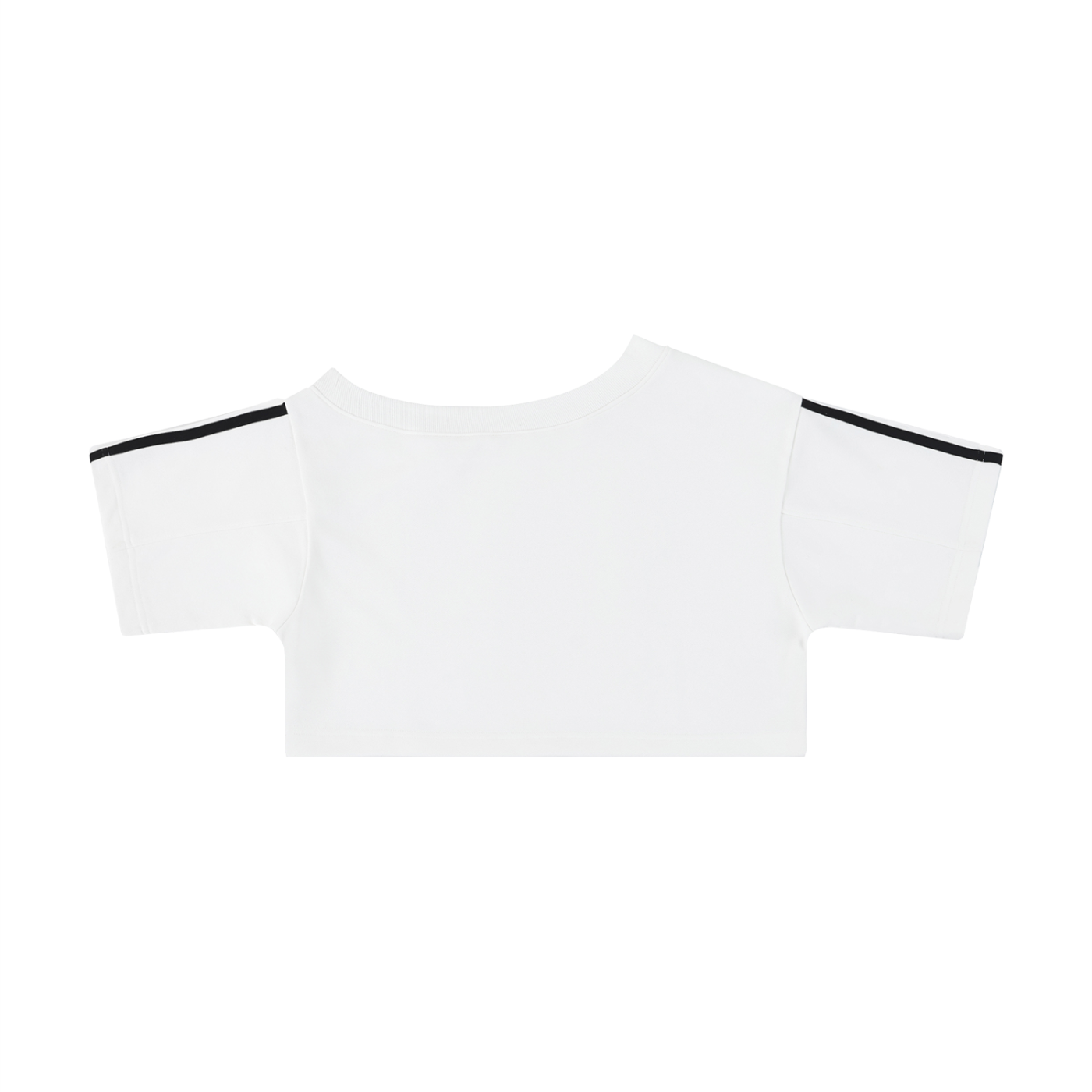 Muted Shoulder Out  Crop T-Shirt