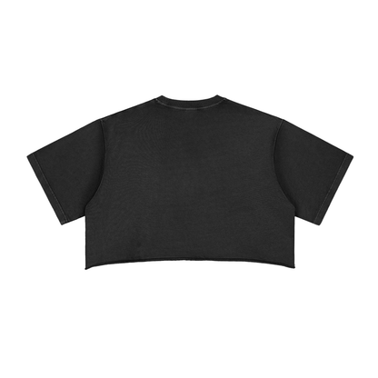 Zoe Raw Edge Crop Top
