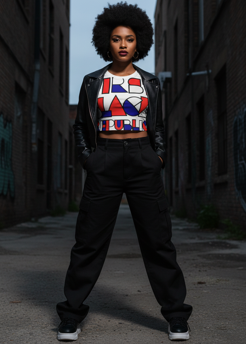 Model Mockup 1 - Confident Forward Pose