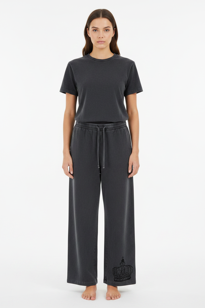 Vintage Washed Waist Pants Mockup