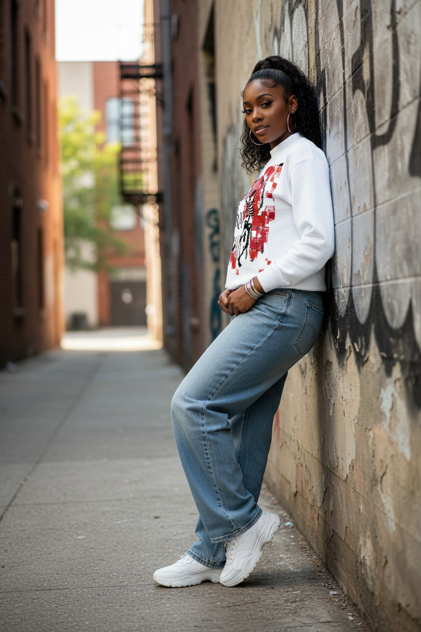 White Front - Leaning