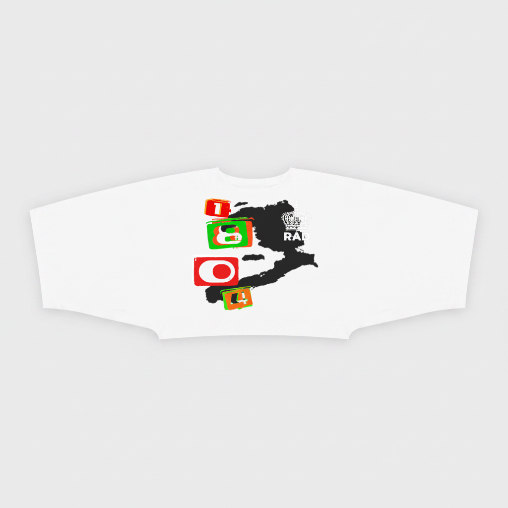 White Tee – Flat Lay, Wrist-Length Sleeves